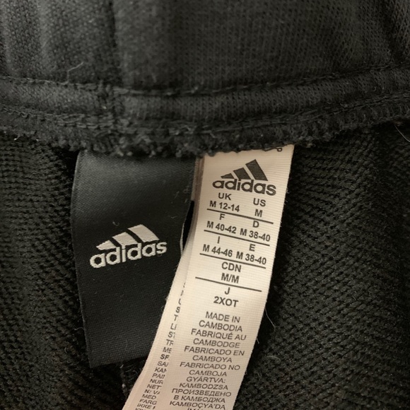 Adidas black cropped jogging pants - Picture 4 of 4